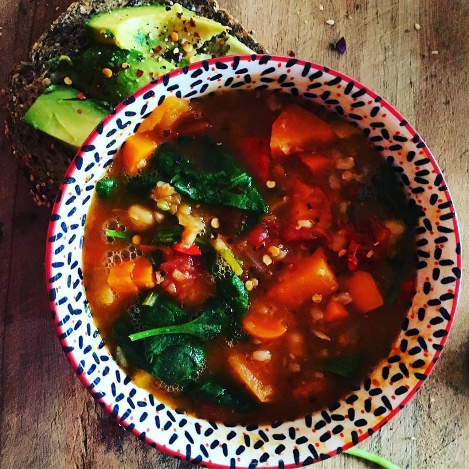 Moroccan Red Lentil Soup (Dairy, Soy, Nut Free)