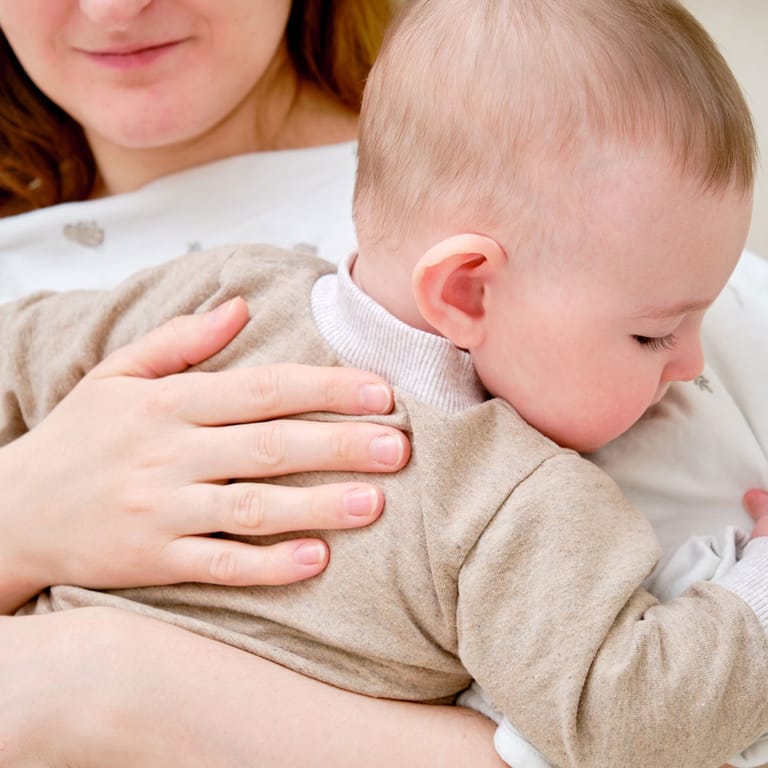Mother and Baby after breastfeeding. Melbourne lactation Consultant services