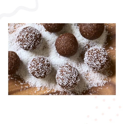 chocolate peanut bliss balls