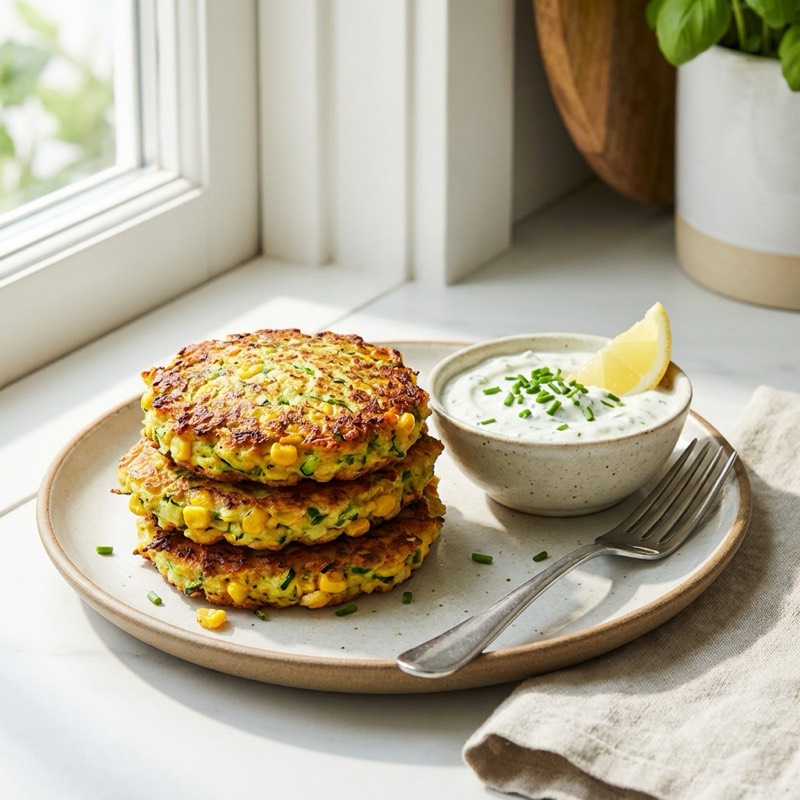 Zucchini & Corn Fritters